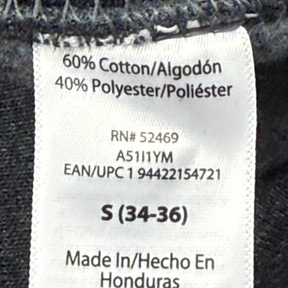 Athletic Works Men's Fleece Dark Gray Sweatshirt S (34-36) Moisture Wicking NWT - Picture 8 of 10